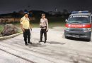 ‎Personel Polsek Ketapang Monitoring Pos Kampling dan Pemukiman Warga