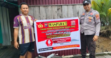 Polsek Pulau Hanaut Gelar Sosialisasi TPPO Tingkatkan Kepedulian dan Kewaspadaan Masyarakat