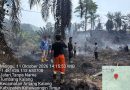 Polsek Antang Kalang Bersama Tim Gabungan Padamkan Karhutla di Dua Desa