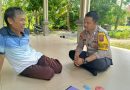 ‎Door To Door System (DDS) Bhabinkamtibmas Desa Eka Bahurui Berikan Pesan Kamtibmas